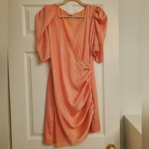 Glamorous Peach Asymmetrical Dress